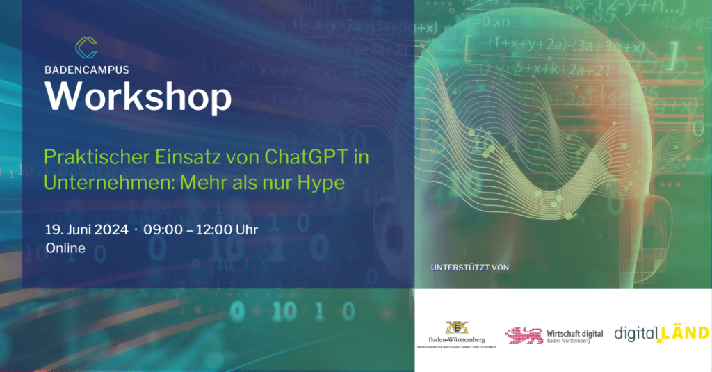 Online Workshop: Praktischer Einsatz von ChatGPT